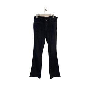 Ann Taylor Medium Dark Wash Bootcut Jeans Curvy Fit Size 8
